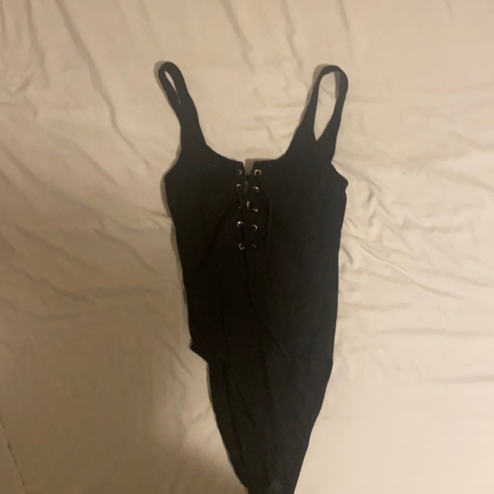 H&M Lace-up Bodysuit
